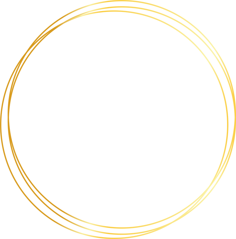 Circle  gold shape abstract frame border background element